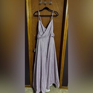 Elegant Lavender Evening Gown Plus Size